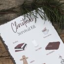 in laursen Christmas Metall Schild "Christmas Survival kit"