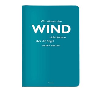 Cedon Heft petrol - Wind - Aristoteles -DIN A5 kariert