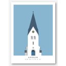 waddesign - Postkarte Amrumer St. Clemens Kirche