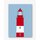 waddesign - Poster 40x30 cm Amrumer Leuchtturm