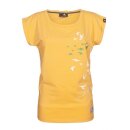 Schwerelosigkite Women Shirt -Vögel- gelb-S