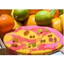 hartgut Ohrstecker Buntbeton -Grapefruit ( rosa) - Silber...