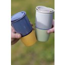 Tranquillo To Go Becher - Industrial 350ml Blau/Gelb