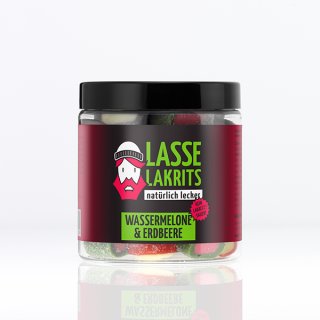 Lasse Lakrits Dose Saure Wassermelone & Erdbeere