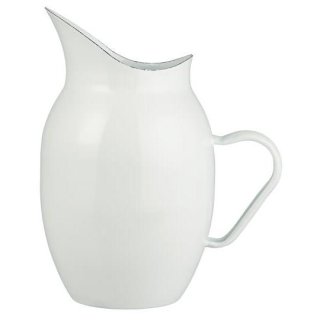 ib laursen Kanne Emaille 2,5 L  weiss