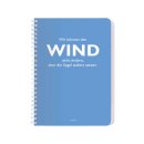 Cedon Ringbuch Hellblau - Wind - Aristoteles -DIN A5 kariert