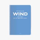 Cedon Ringbuch Hellblau - Wind - Aristoteles -DIN A5 kariert