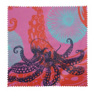 fadenrot Brillenputztuch - Octopus