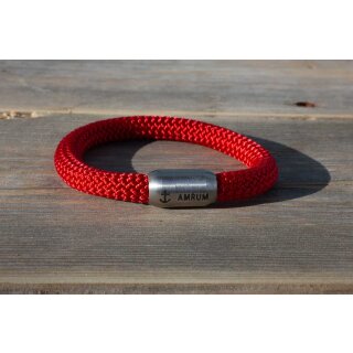 paddel grafik - Tauwerk Armband - Rot XL