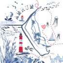 fadenrot Fliese - Amrum 15 x15 cm