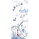 fadenrot Notizblock Amrum - 50 Blatt