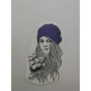 fadenrot Tattoo to Go Freya blau