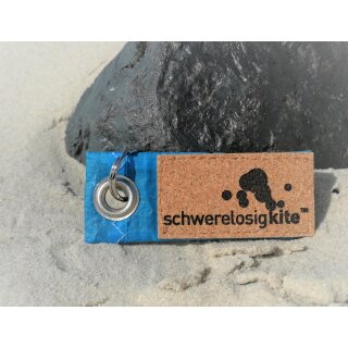 Schwerelosigkite Kite-keyholder - Schlüsselanhänger -blau